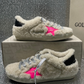 Golden Goose Super-Star Plush Shearling & Neon Accent