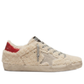 Golden Goose Super-Star Shearling & Red Gloss
