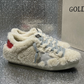 Golden Goose Super-Star Shearling & Red Gloss