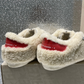 Golden Goose Super-Star Shearling & Red Gloss