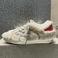 Golden Goose Super-Star Shearling & Red Gloss