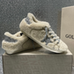Golden Goose Super-Star Shearling & Silver Glam