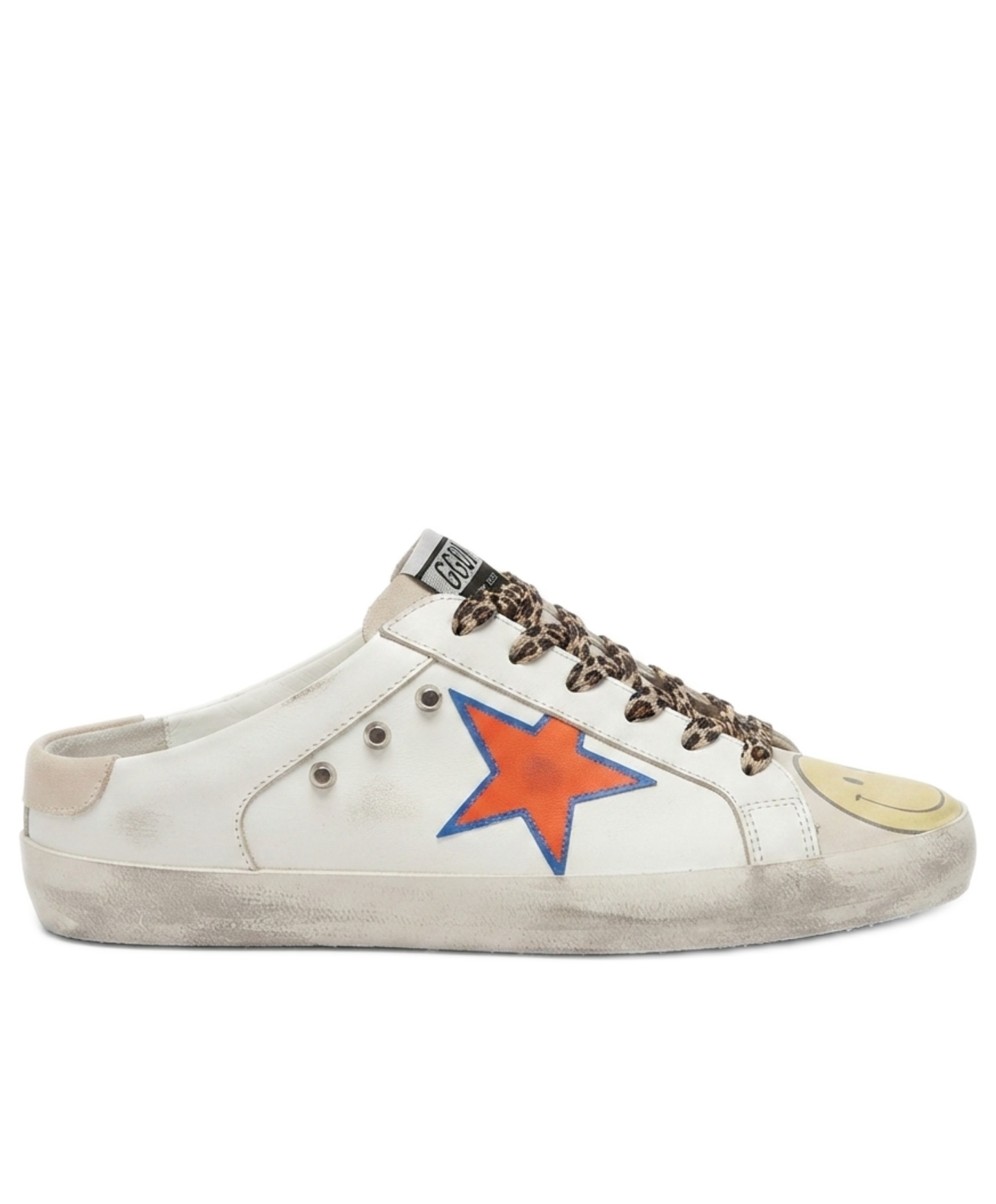 Golden Goose Super-Star Sabot Happy Star