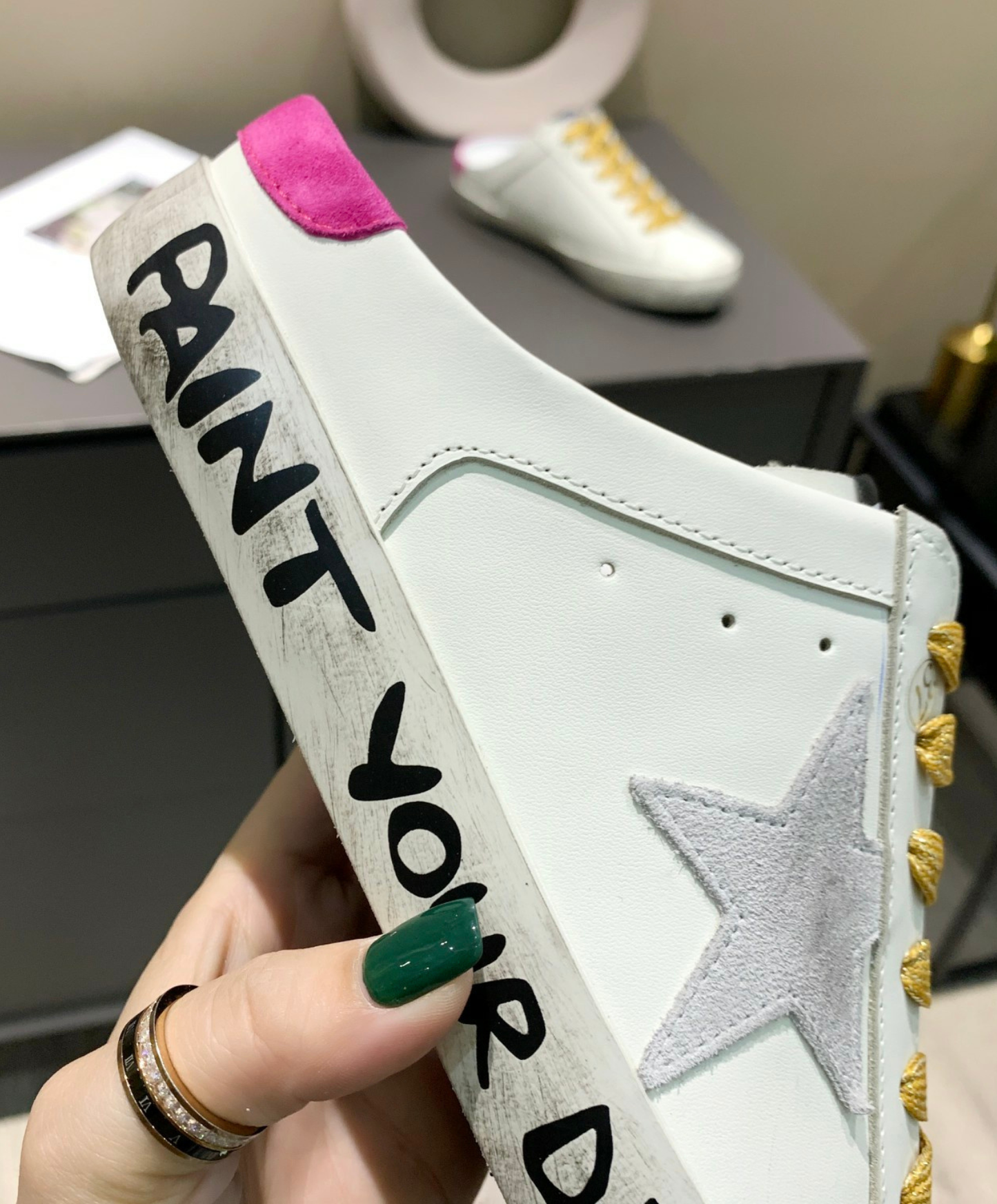Golden Goose Super-Star Sabot Paint Your Dreams