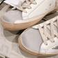 Golden Goose Super-Star Silver & Dark Glitter