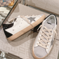 Golden Goose Super-Star Silver & Dark Glitter