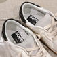 Golden Goose Super-Star Silver & Dark Glitter