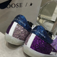 Golden Goose Super-Star Vibrant Violet Glitter