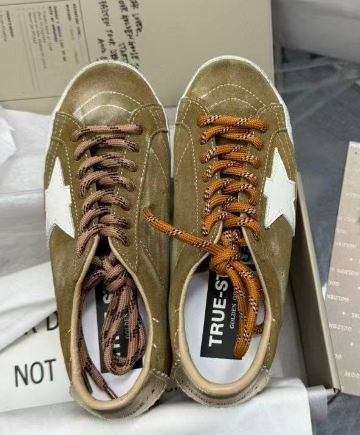 Golden Goose "True Star Suede Camel" Edition