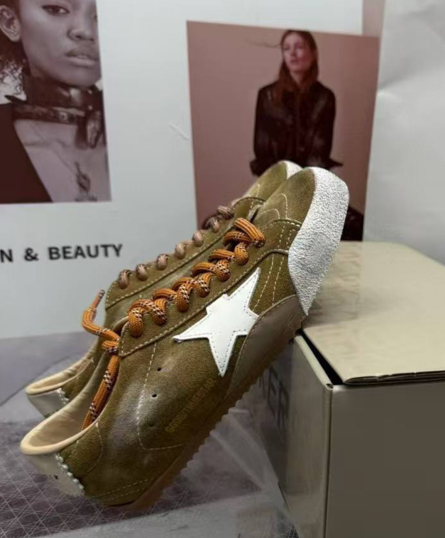 Golden Goose "True Star Suede Camel" Edition
