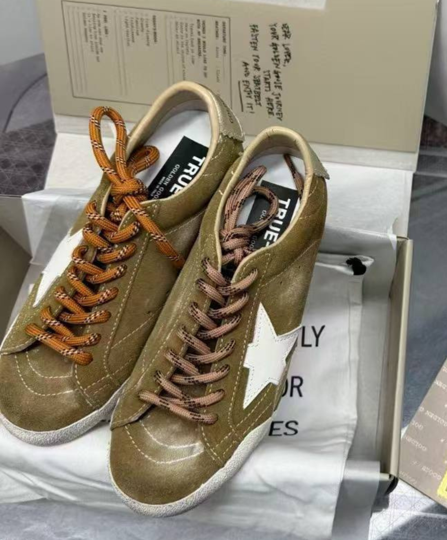 Golden Goose "True Star Suede Camel" Edition