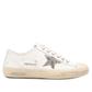 Golden Goose V-Star 2 Silver Glitter Star