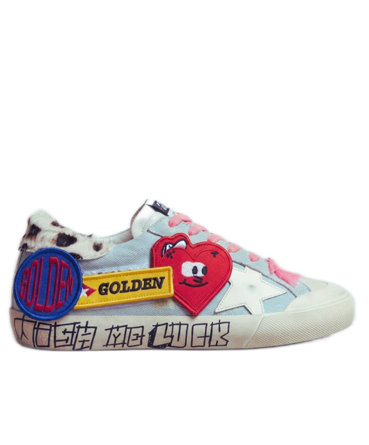 Golden Goose Wish Me Luck Patchwork Edition