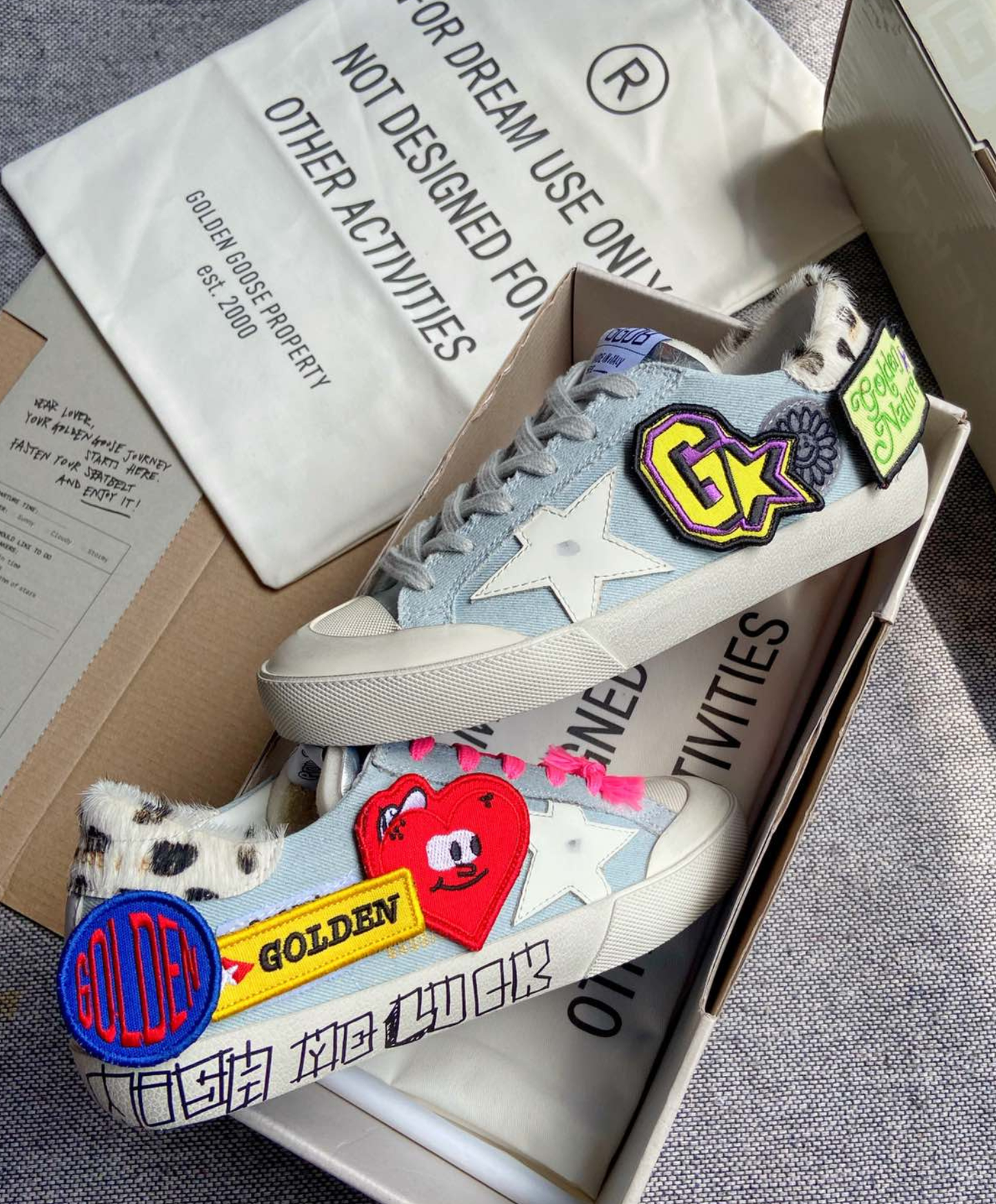 Golden Goose Wish Me Luck Patchwork Edition
