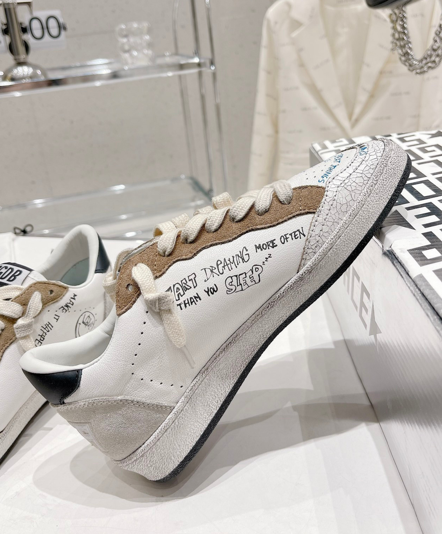 Golden Goose Ball Star Graffiti Script