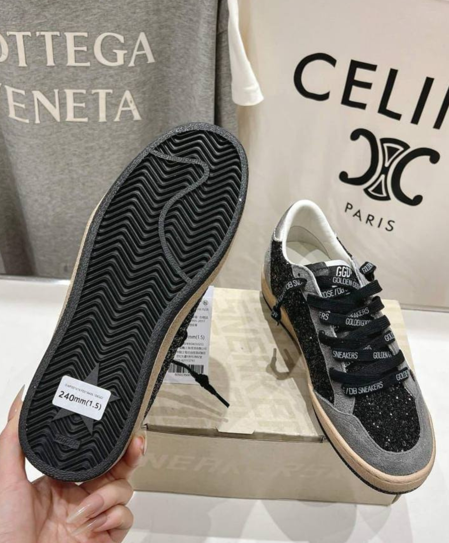 Golden Goose Ball Star Midnight Glitter