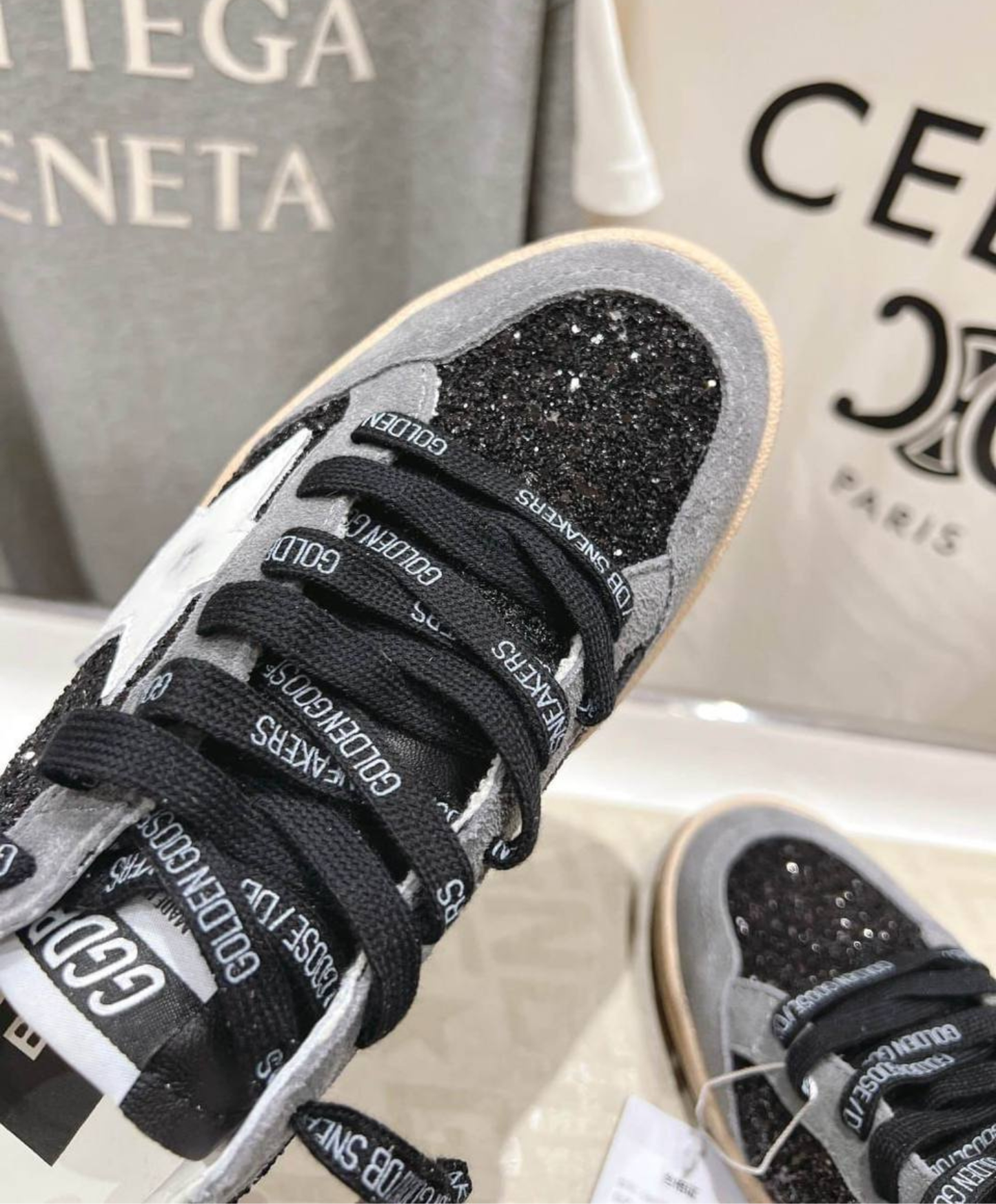 Golden Goose Ball Star Midnight Glitter