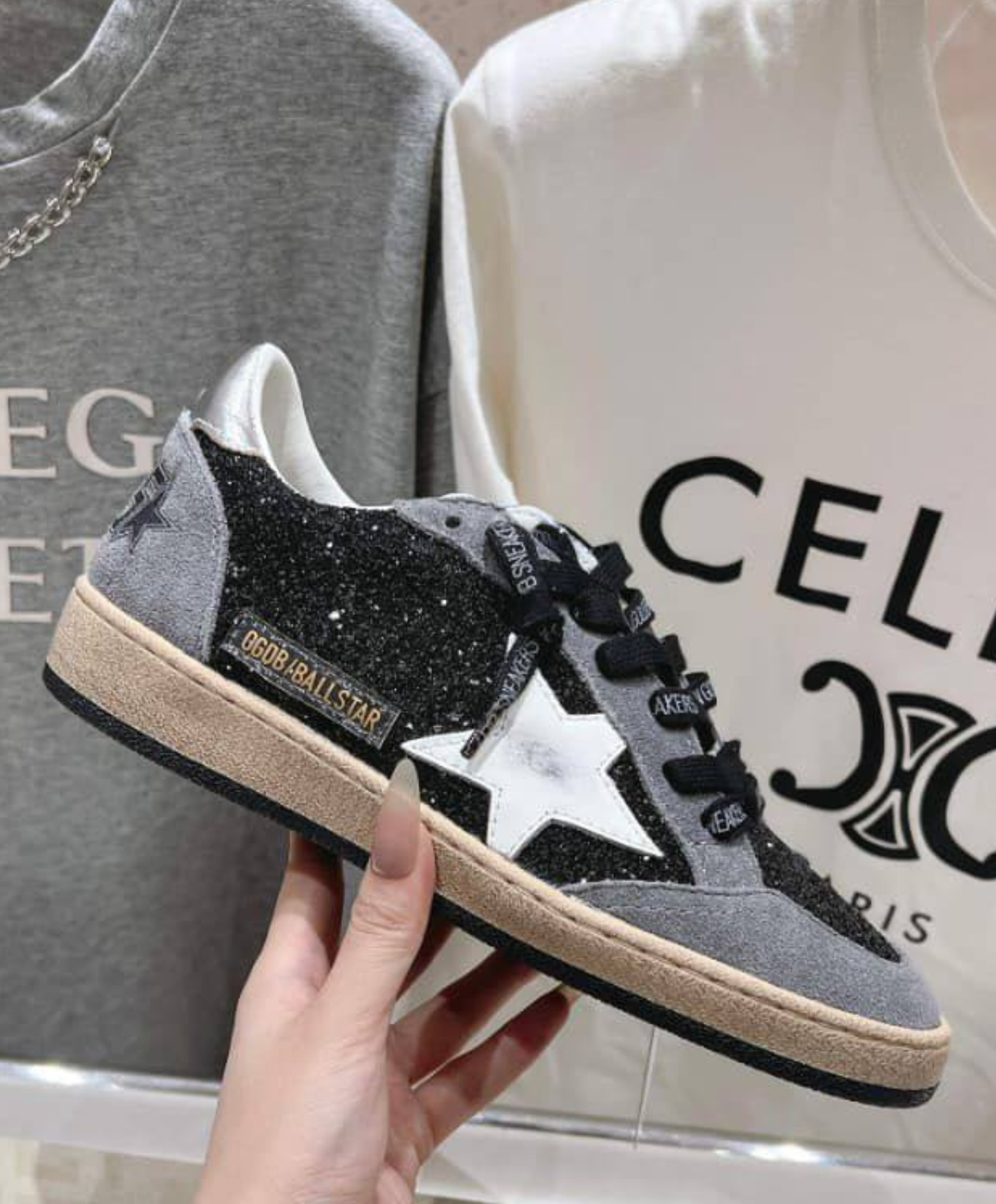 Golden Goose Ball Star Midnight Glitter