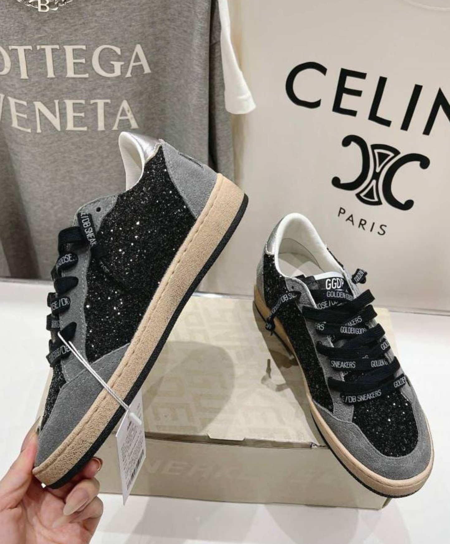 Golden Goose Ball Star Midnight Glitter