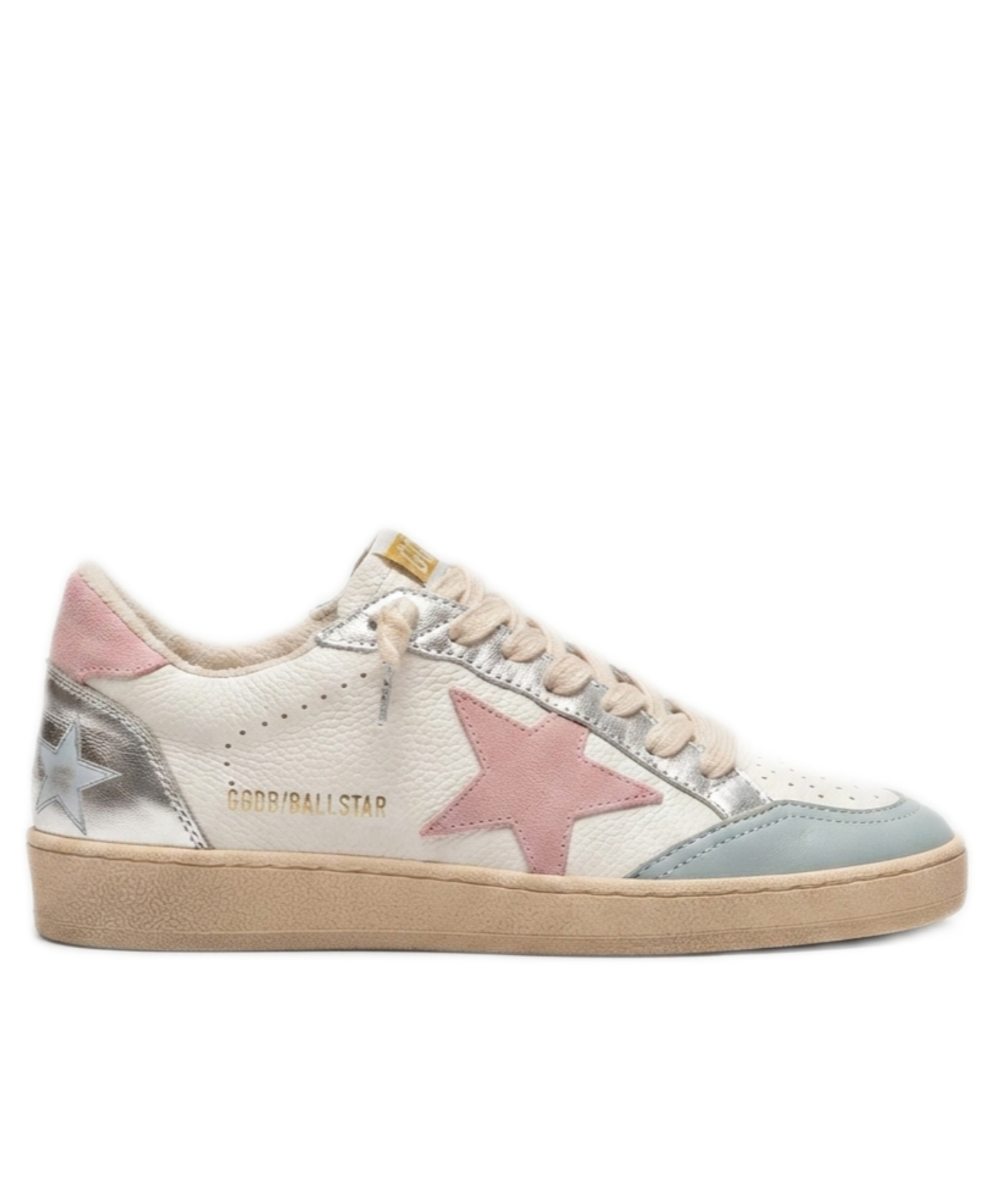 Golden Goose Ball Star Pink & Silver