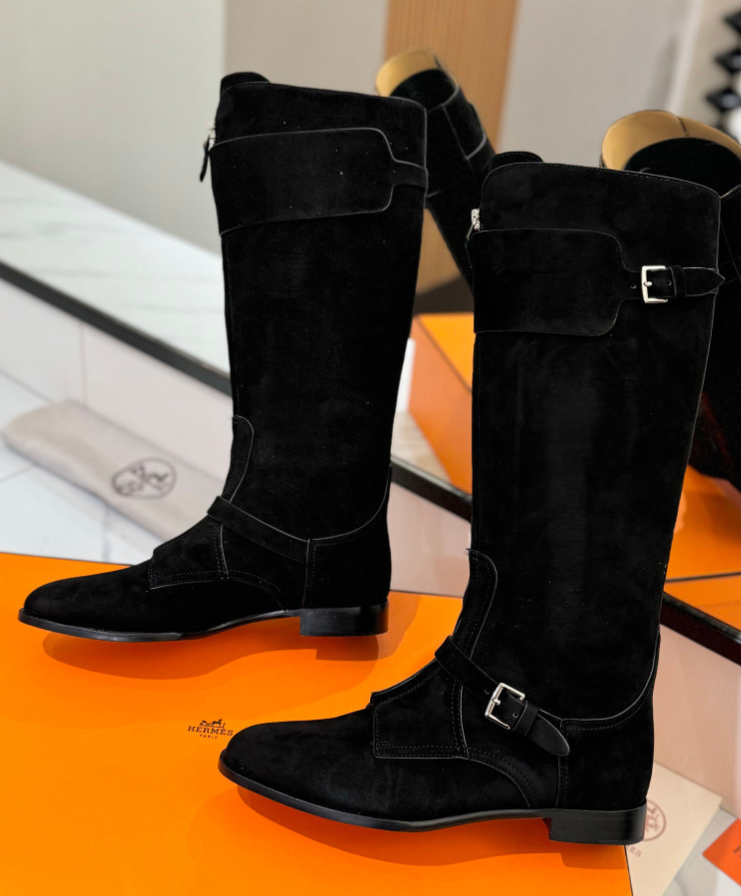 Knee-high Boot Suede