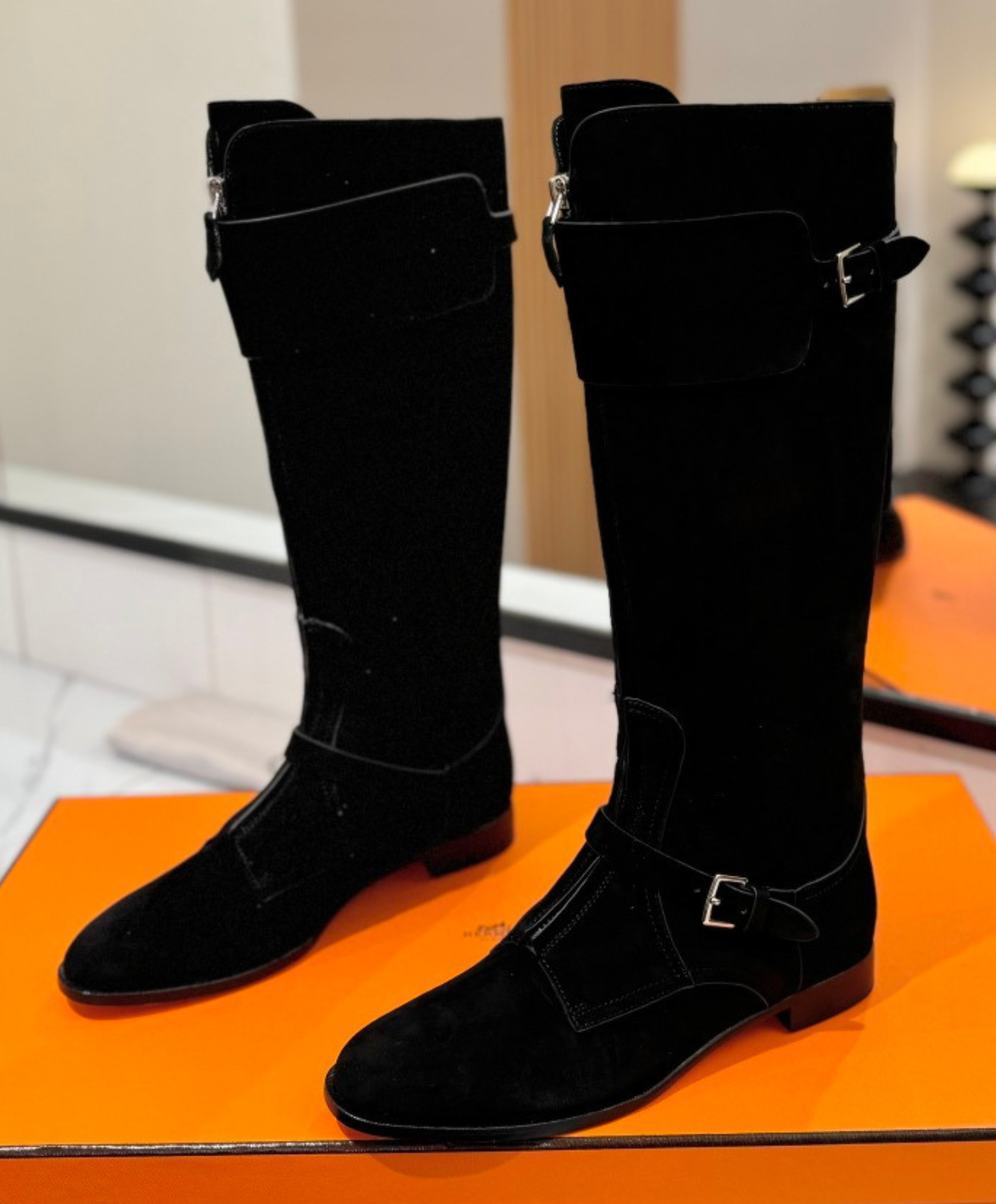Knee-high Boot Suede