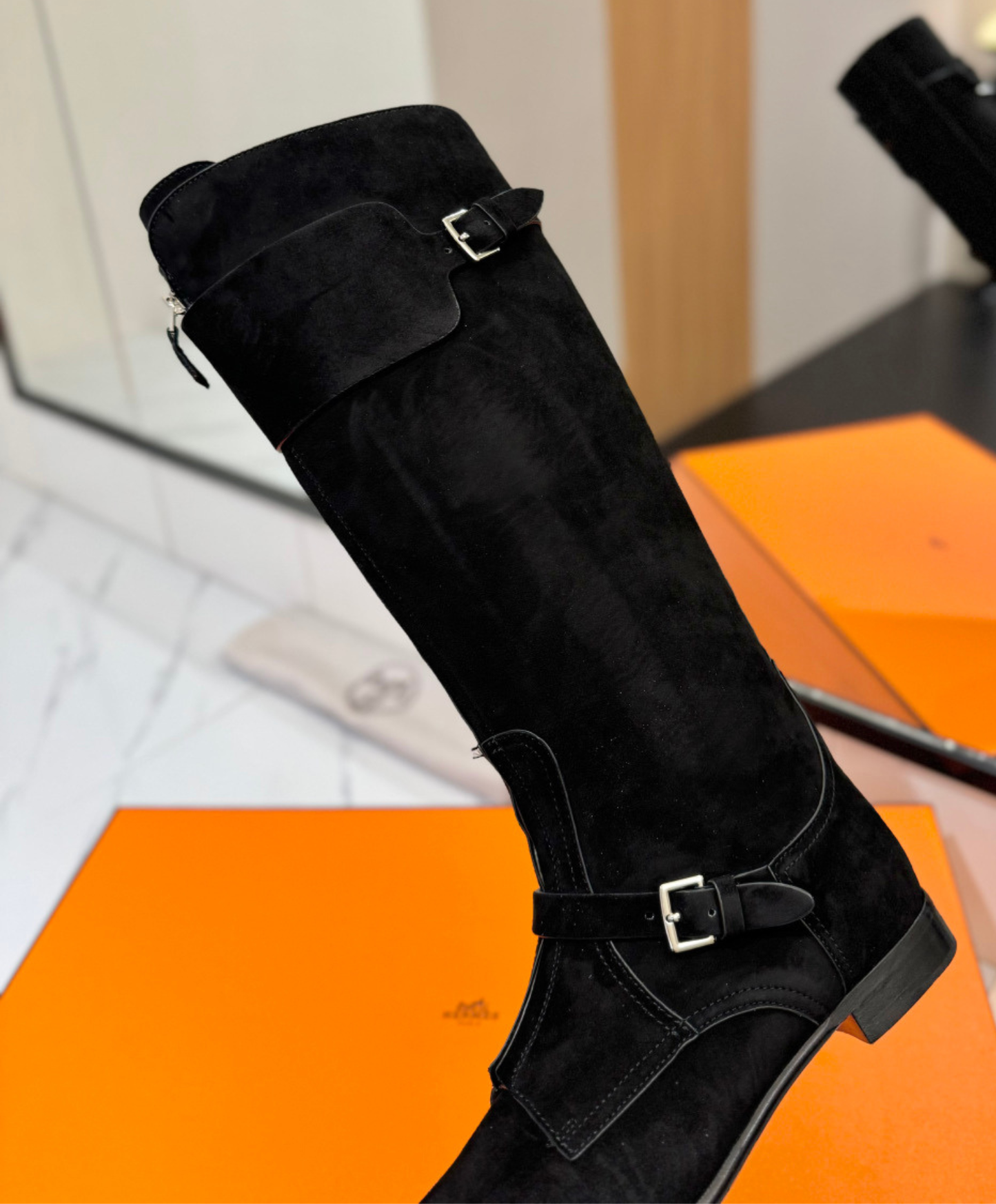 Knee-high Boot Suede