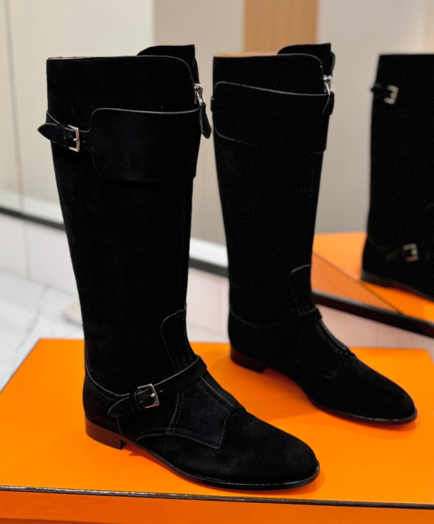 Knee-high Boot Suede