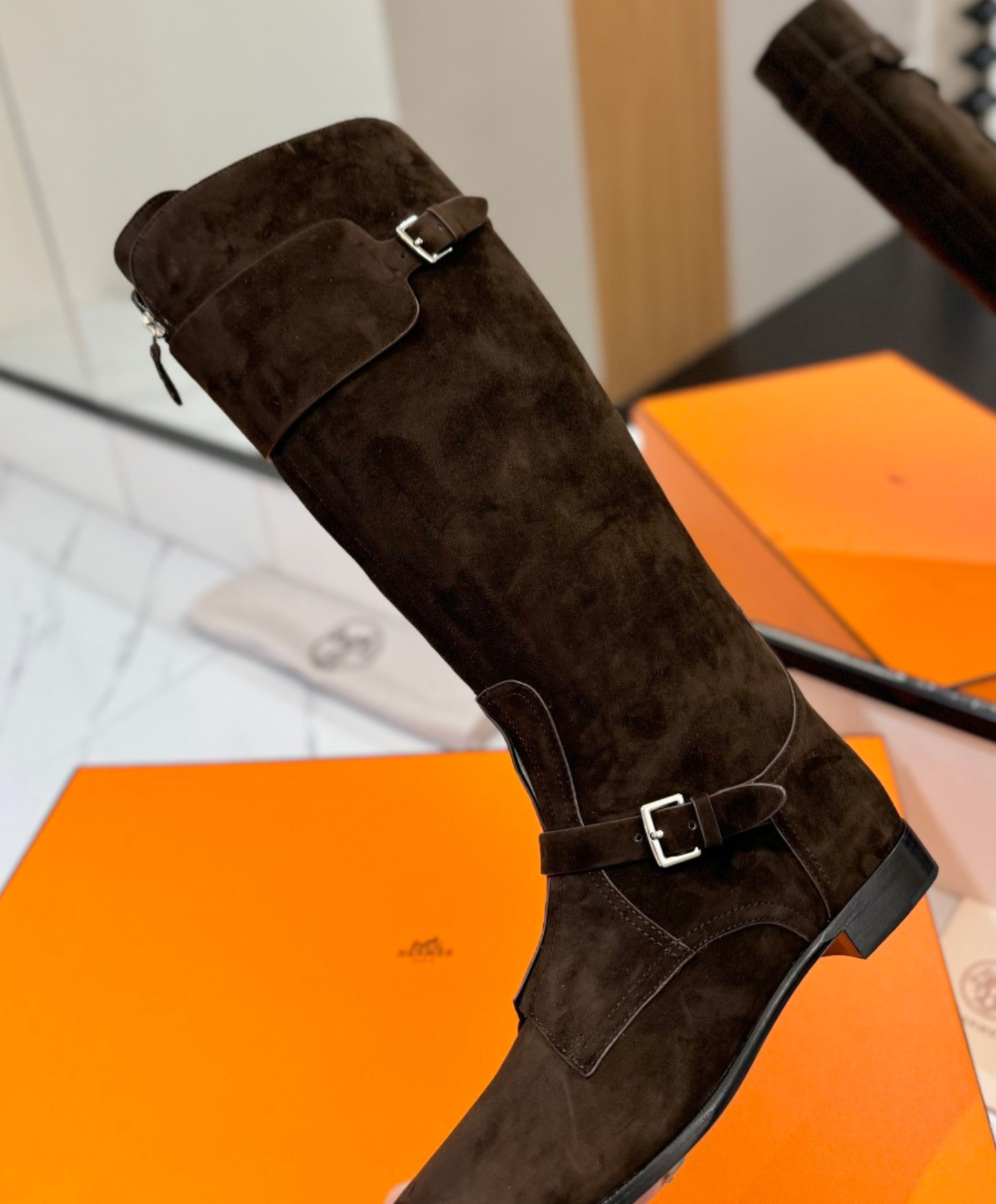 Knee-high Boot Suede