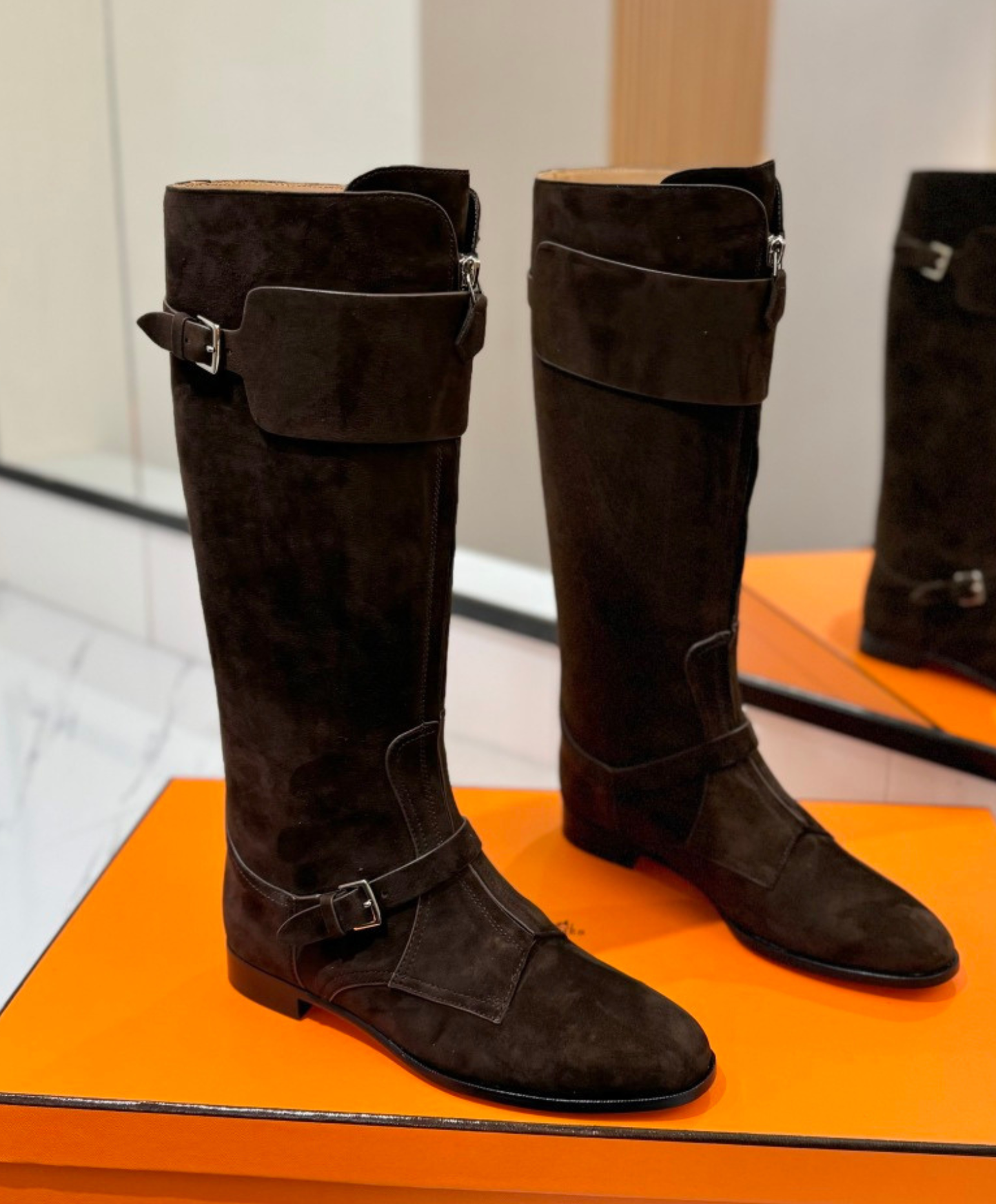 Knee-high Boot Suede