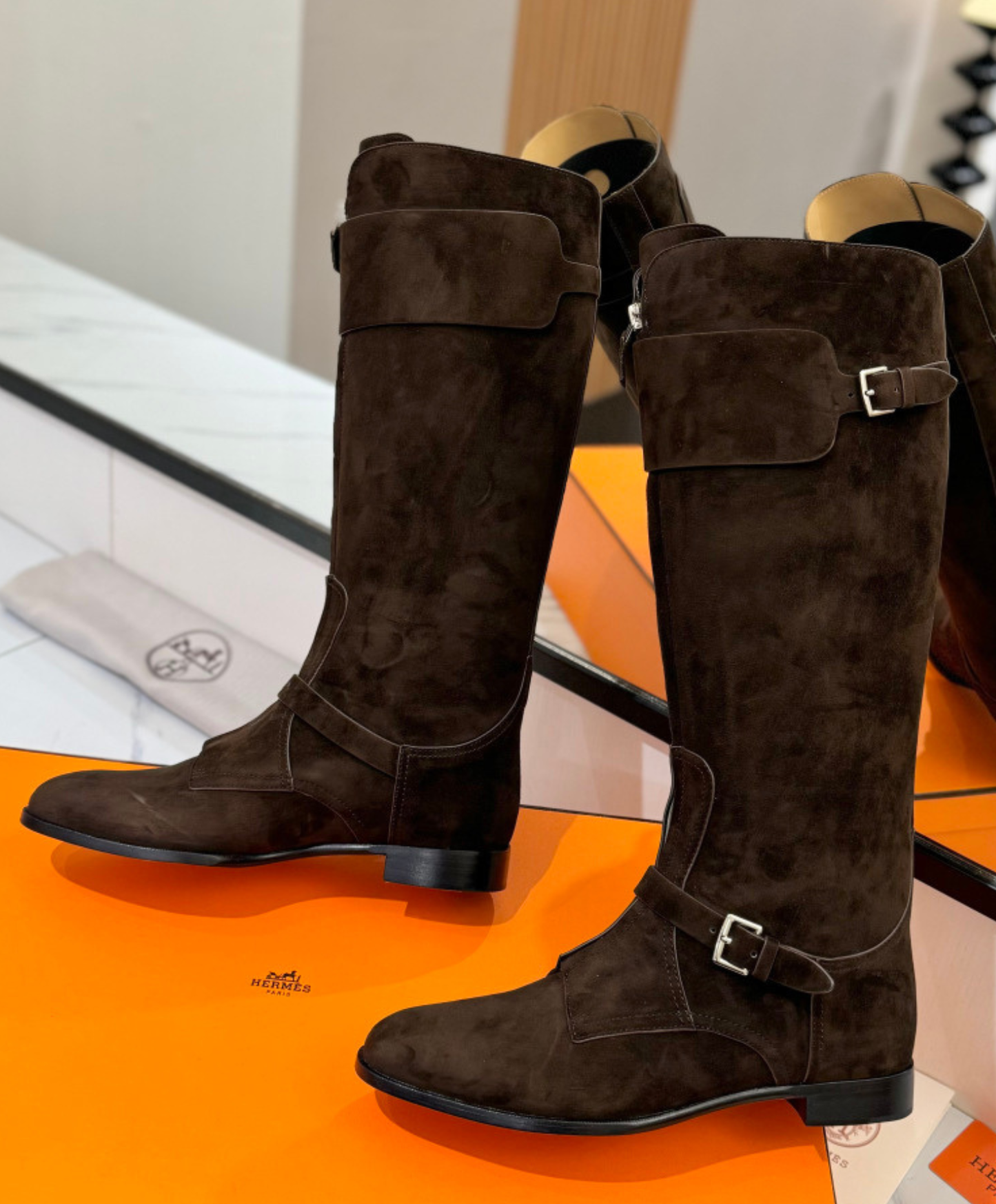 Knee-high Boot Suede
