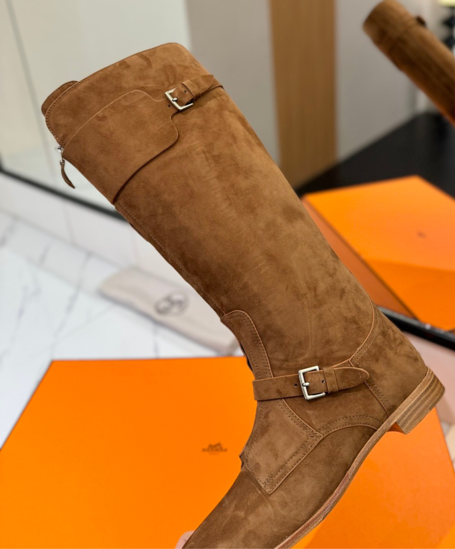 Knee-high Boot Suede