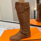 Knee-high Boot Suede