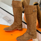 Knee-high Boot Suede