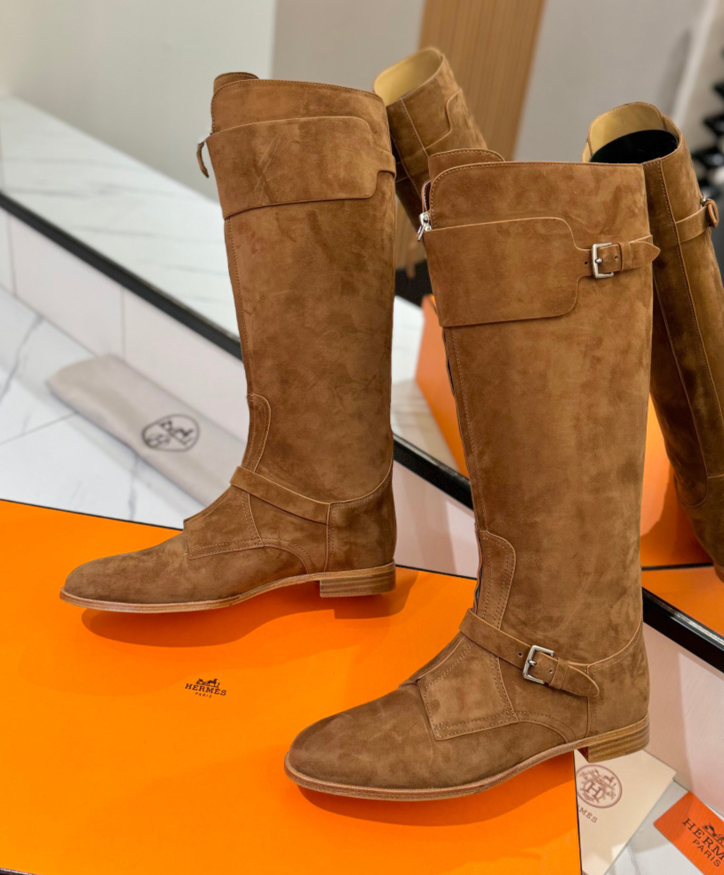 Knee-high Boot Suede