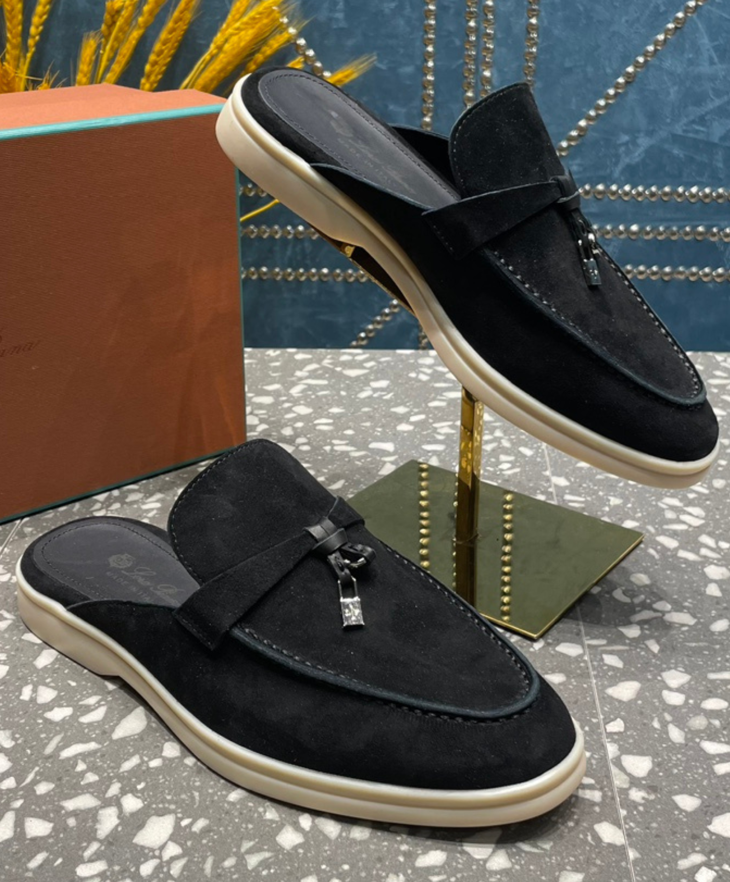 Babouche Charms Walk Mules