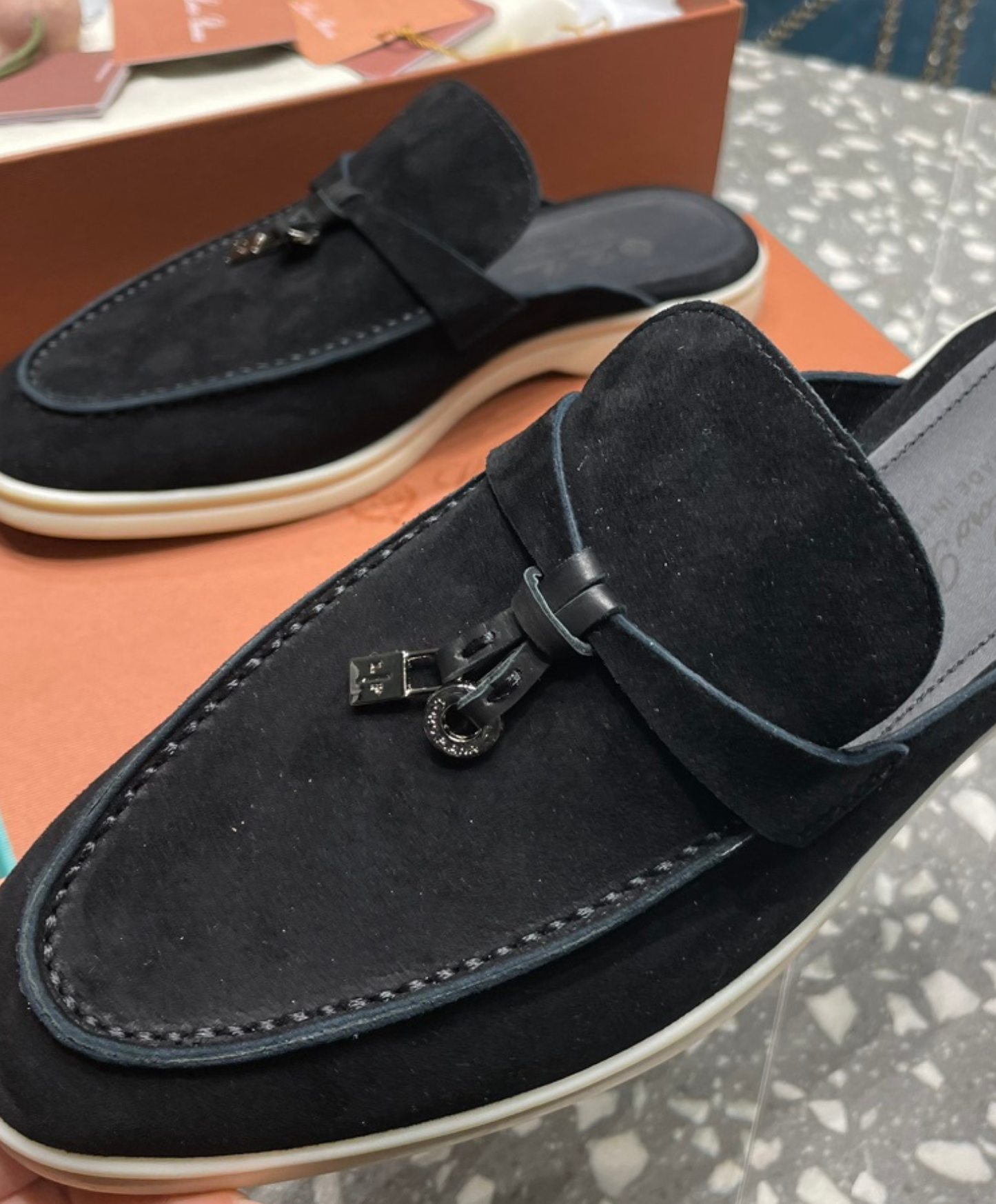 Babouche Charms Walk Mules