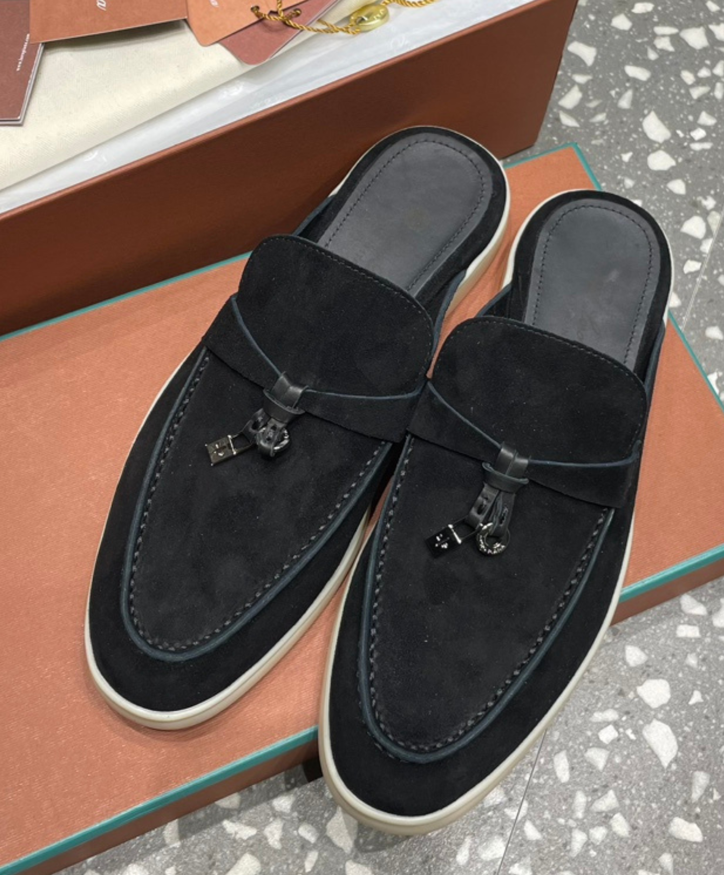 Babouche Charms Walk Mules