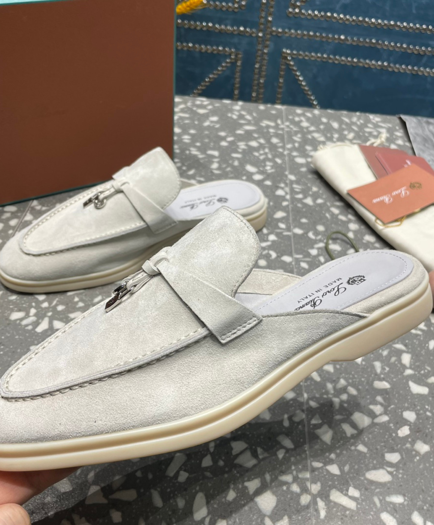 Babouche Charms Walk Mules