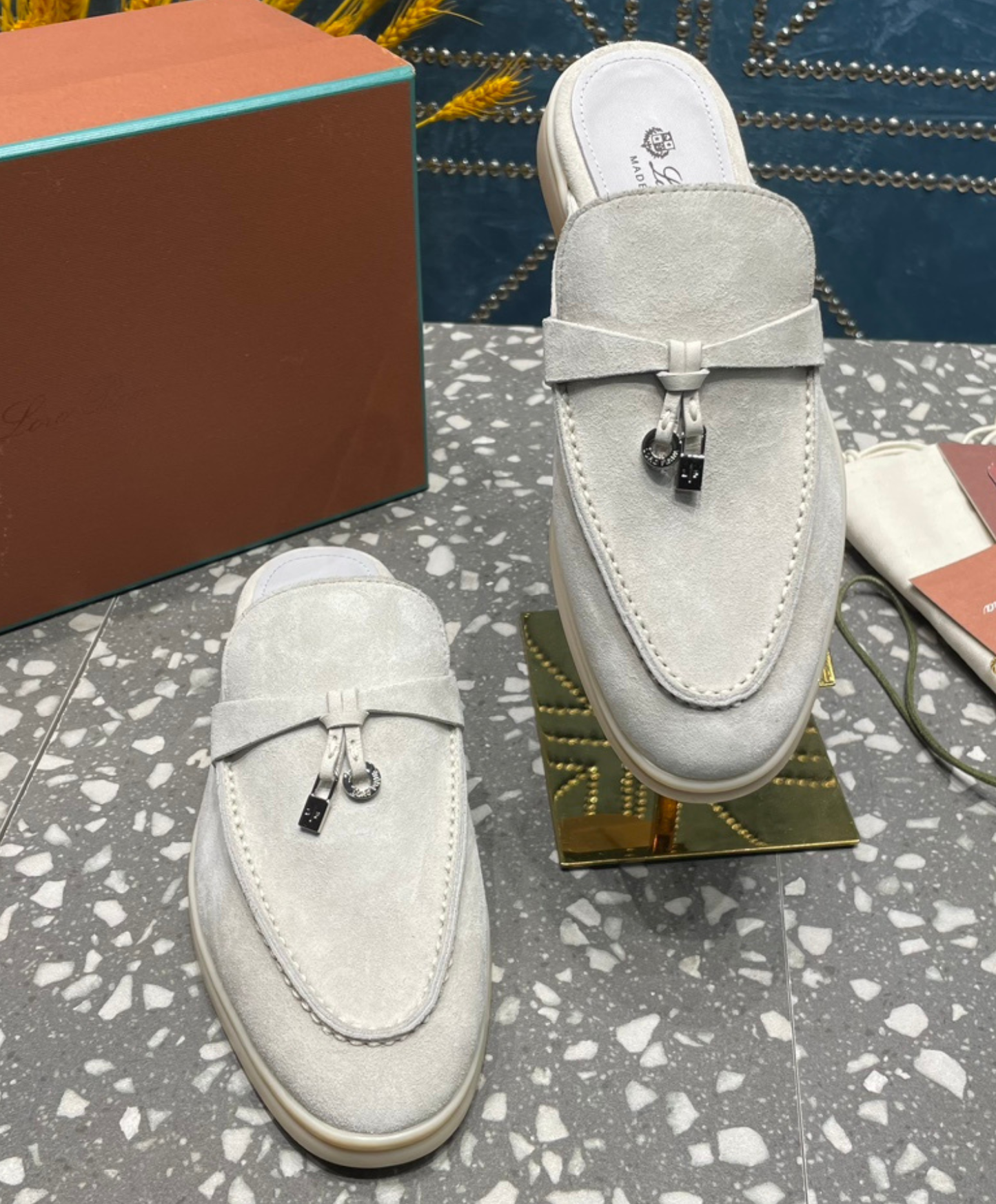 Babouche Charms Walk Mules
