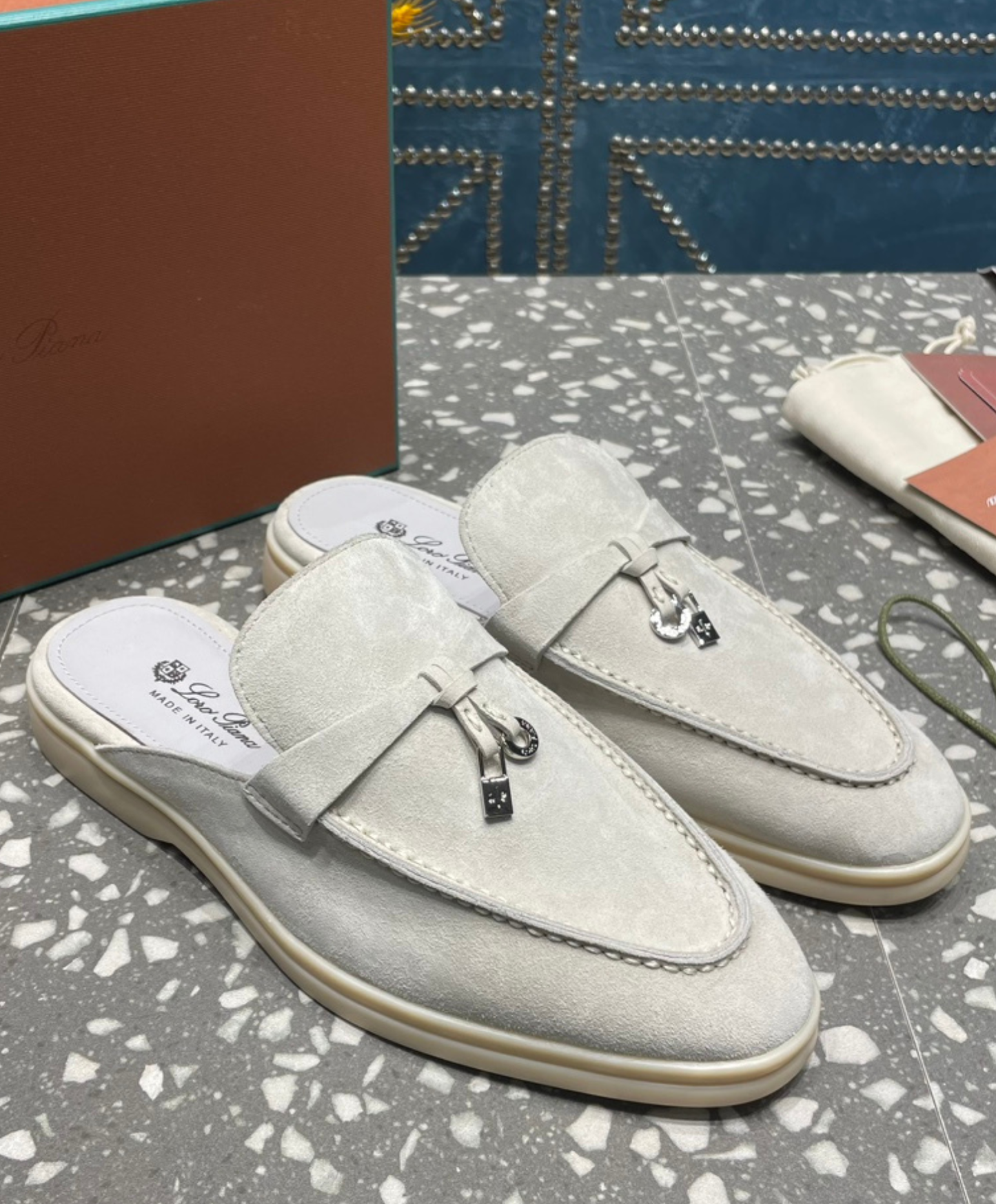 Babouche Charms Walk Mules