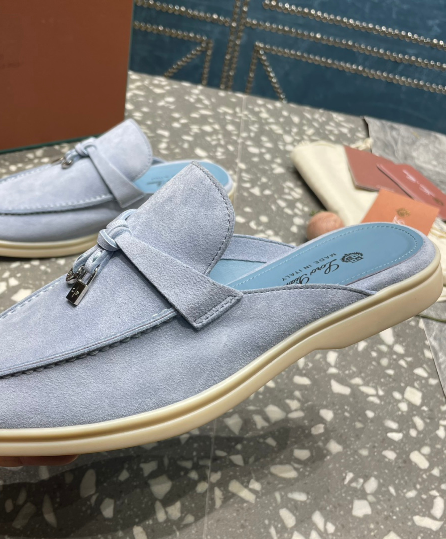 Babouche Charms Walk Mules