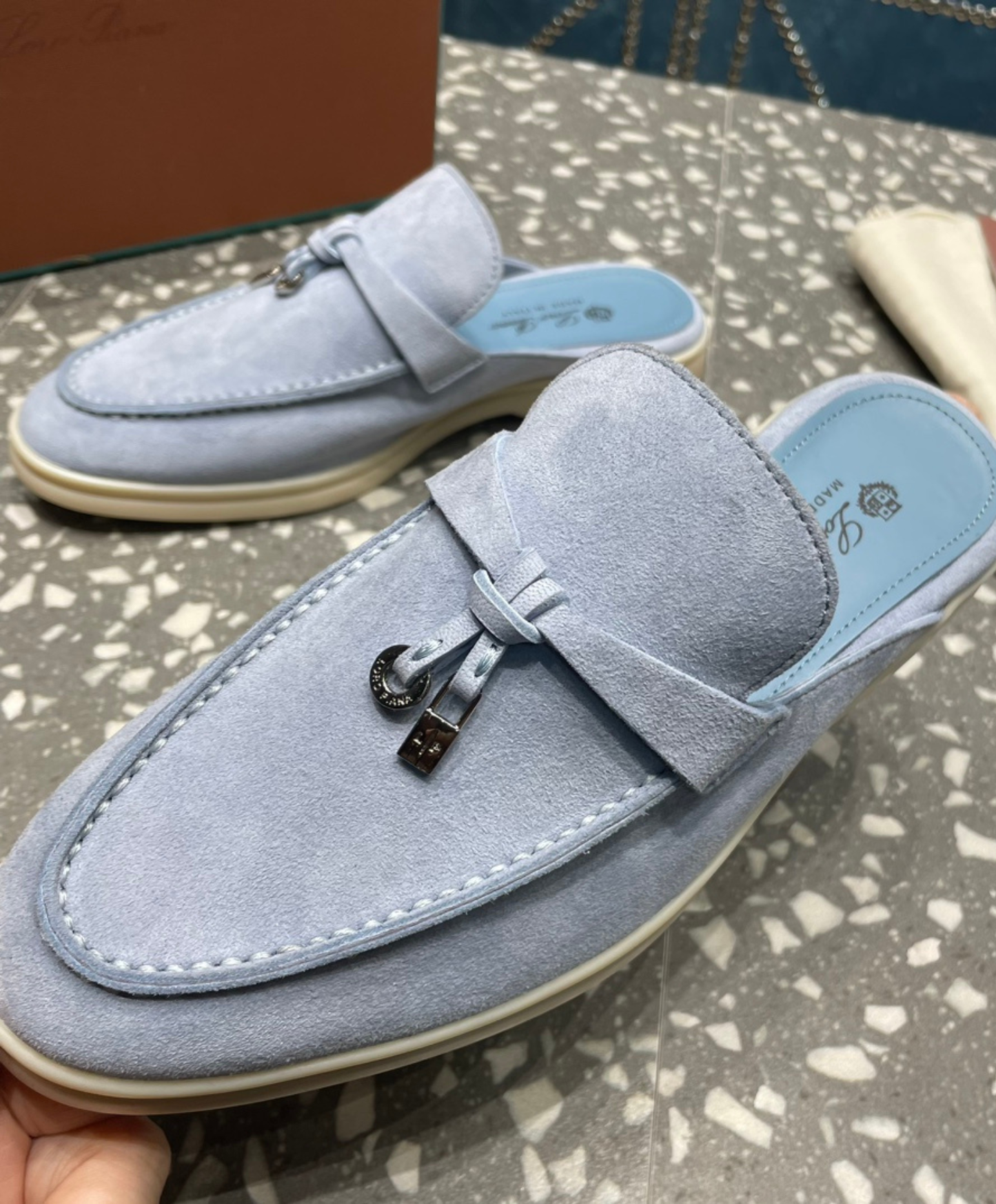 Babouche Charms Walk Mules