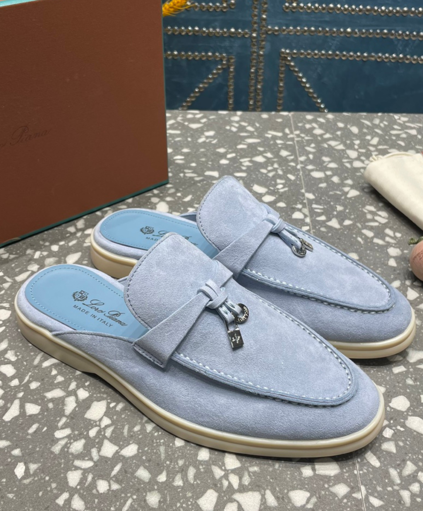 Babouche Charms Walk Mules