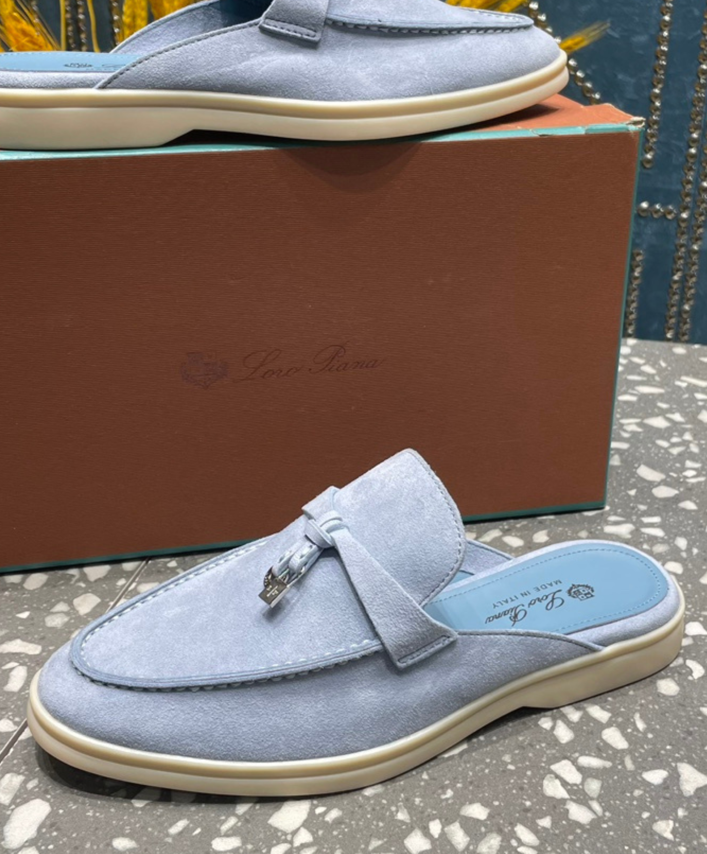 Babouche Charms Walk Mules
