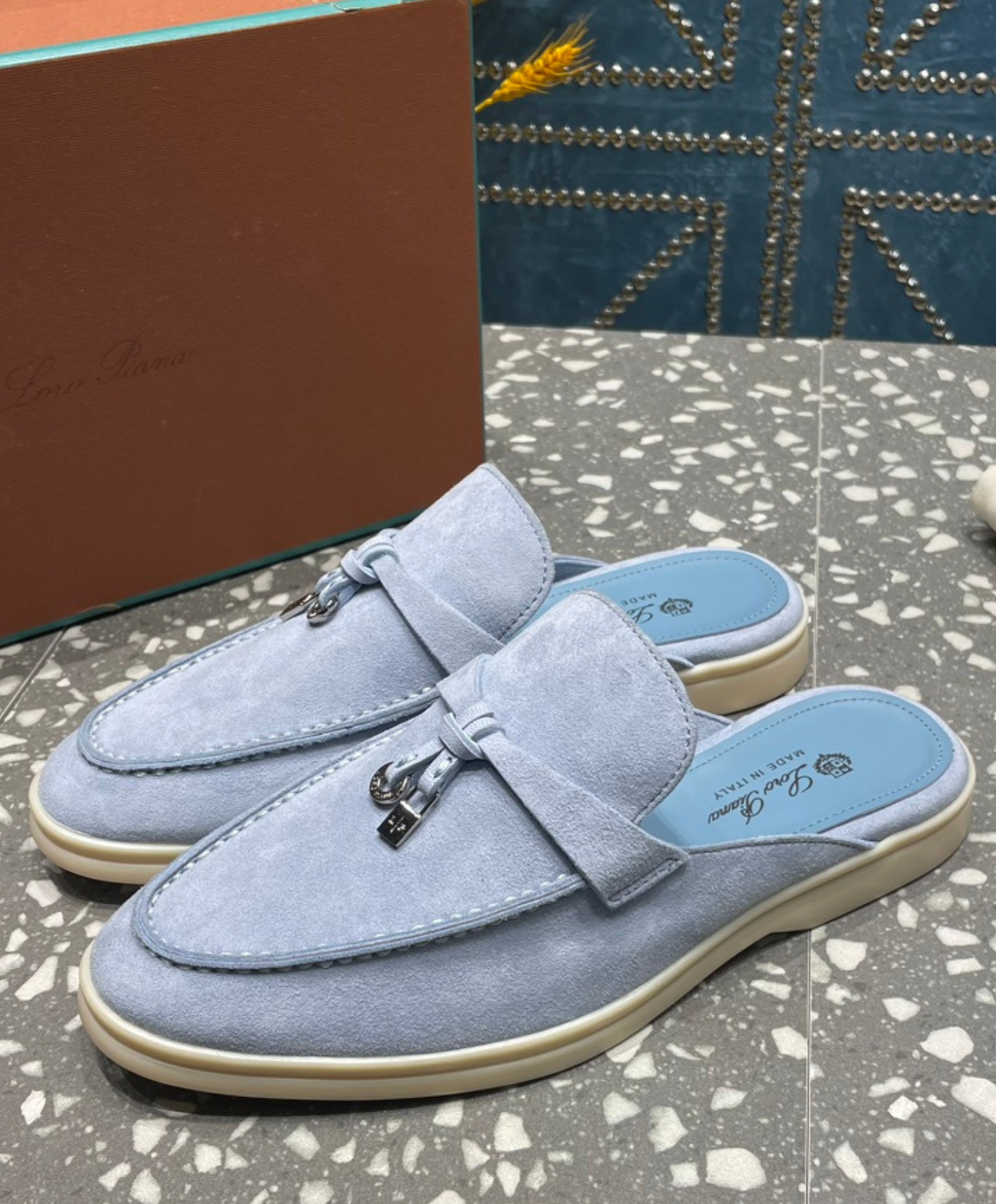 Babouche Charms Walk Mules