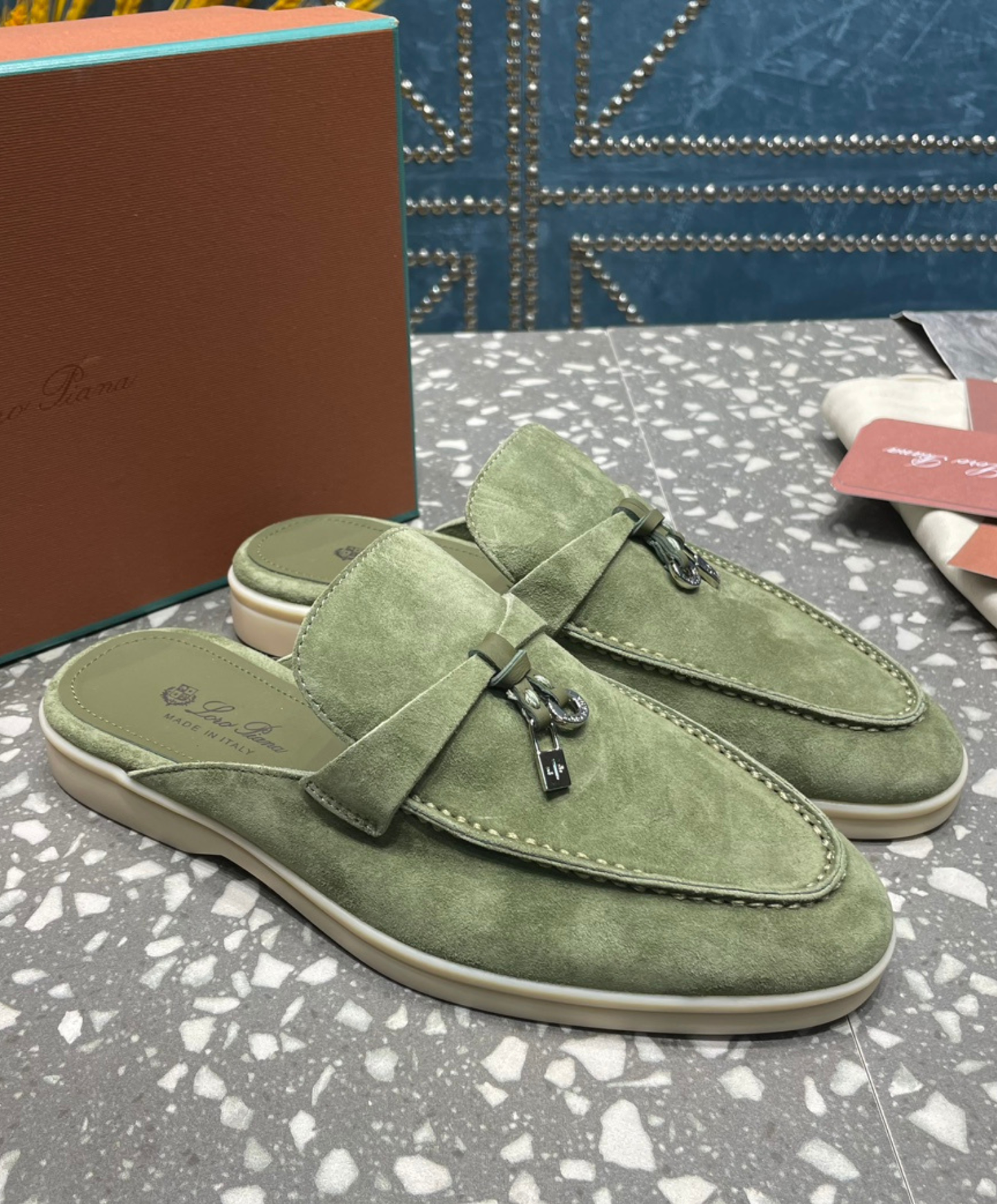 Babouche Charms Walk Mules