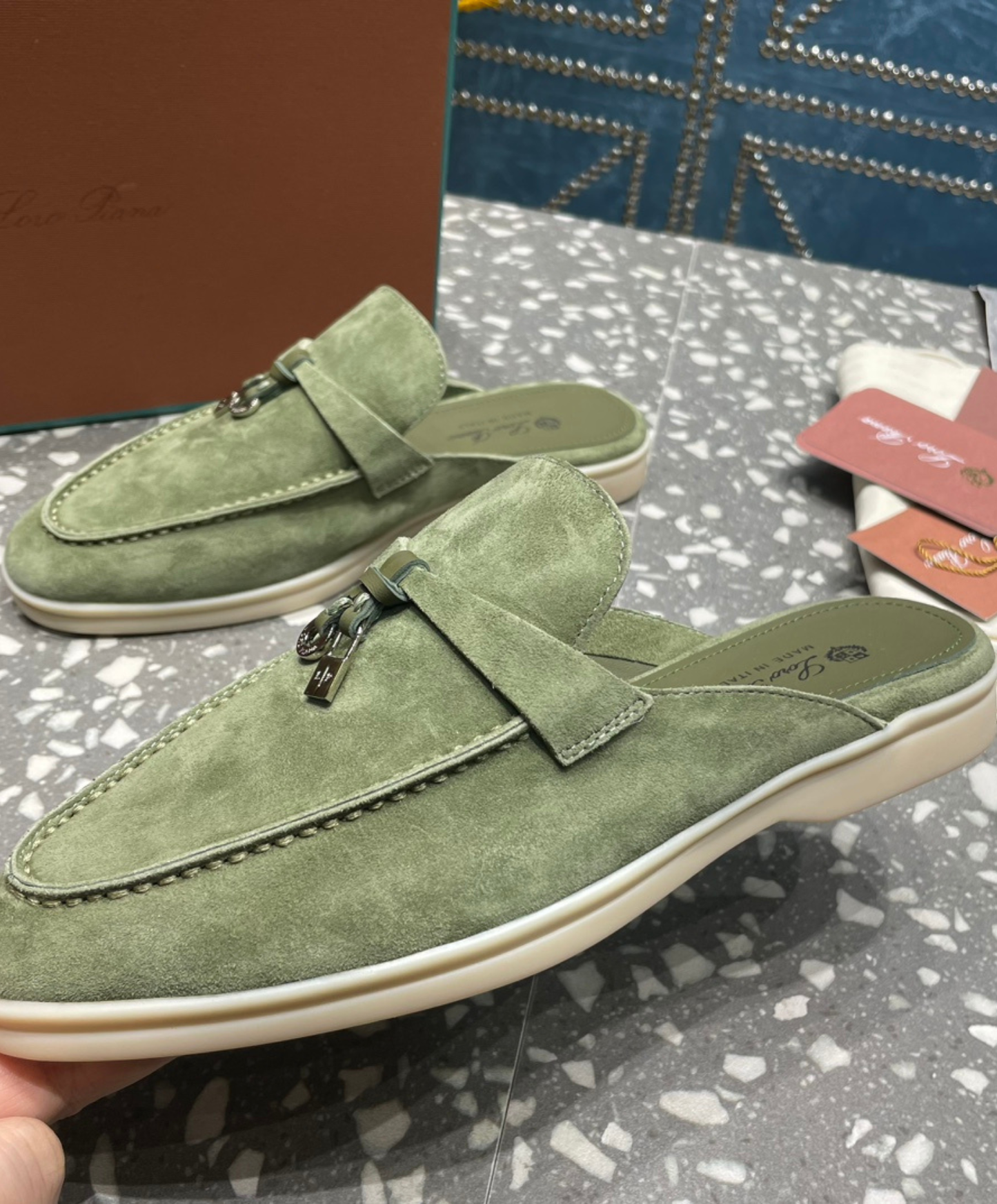 Babouche Charms Walk Mules