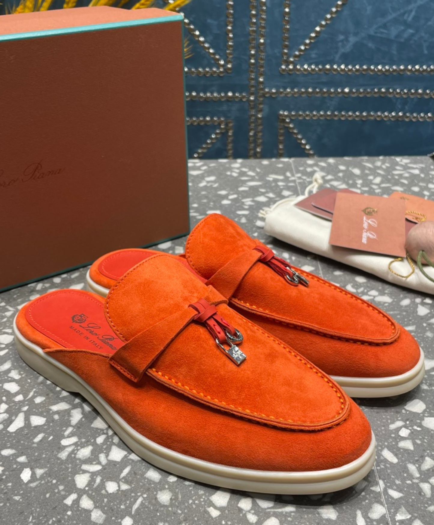 Babouche Charms Walk Mules