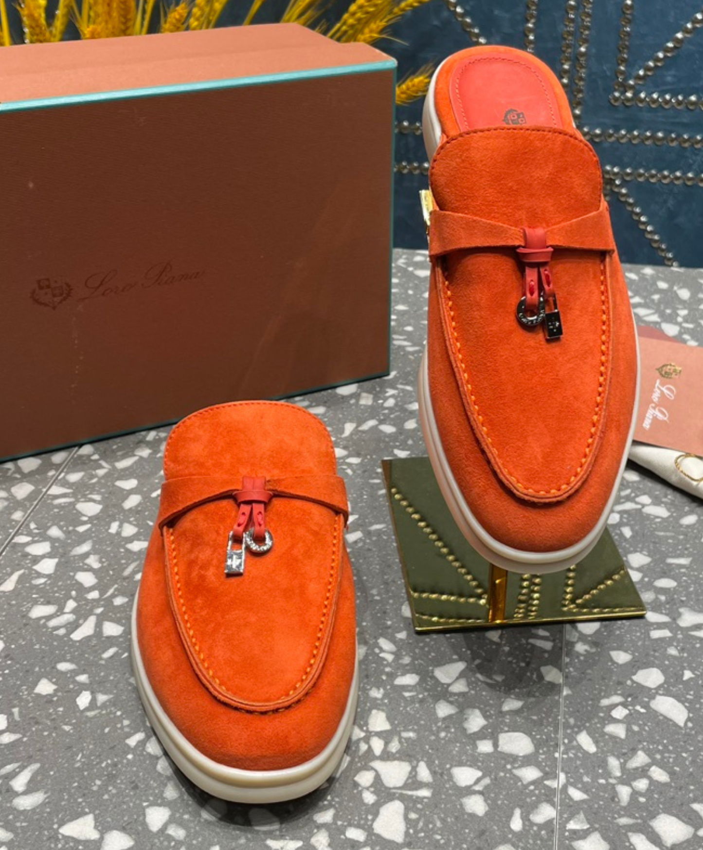 Babouche Charms Walk Mules